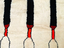 Load image into Gallery viewer, Moroccan rug, Beni ourain rug, Moroccan rug, moroccan area rug, boho rug, Moroccan wool rug,  moroccan rug 8x10, shag rug, custom design rugs, Handmade rug, Custom size rug, Morocco rug