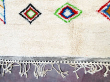 Load image into Gallery viewer, Moroccan rug blue, custom rug orders, Moroccan rug 9x12, Beni ourain, moroccan shag rug, handmade rug, custom order, Contemporary rug, moroccan rug 8x10, Berber rug, Moroccan Ivory rug, Morocco rug, Moroccan rug