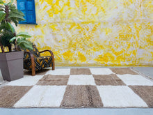 Load image into Gallery viewer, moroccan berber rug, custom made, Moroccan rug shag, Morocco rug, boho rug, blue rug, berber rug, Moroccan wool rug, Wool rug, custom rug runner, Contemporary rug, custom design rugs, Custom rug
