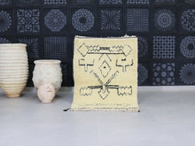 Load image into Gallery viewer, Yellow Beni Ourain Rug 3x4 - B2
