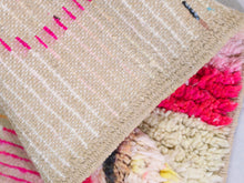 Load image into Gallery viewer, Narrow Moroccan rug with multicolor details


