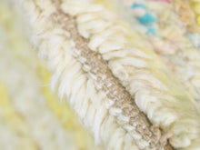 Load image into Gallery viewer, Moroccan recycled wool carpet in Boucherouite style


