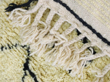 Load image into Gallery viewer, Yellow Beni Ourain Rug 3x4 - B2

