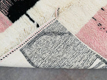 Load image into Gallery viewer, Beni ourain, moroccan custom rug, Custom rug, Custom size rug, Moroccan rug, custom design rugs, Wool rug, custom made, Wool rug, custom size rugs, moroccan solid rug, Moroccan rug, 