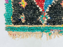 Load image into Gallery viewer, Berber rug 3x7 ft - N7158, Boucherouite Rugs, The Wool Rugs, The Wool Rugs, 
