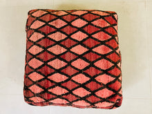 Load image into Gallery viewer, Moroccan Pouf, Wool Pouf, Floor Pillow, Handmade Pouf, Pet Bed
