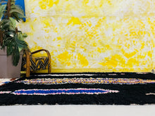 Load image into Gallery viewer, vintage moroccan rug, UniqueCraftsmanship, unique wedding gift, unique home decor, unique carpet, tufted rug, Traditional rug, Traditional Moroccan Rug, soft sheep wool rug, sheep wool, rugs for living room, rugs for bedroom, persian rug, perfect condition, oushak rug, oriental rug, nursery rug, Morocco rug, Morocco handmade rug, moroccan wool rug,  moroccan style rug, moroccan rugs, Moroccan Rug Design, Moroccan rug, Middle Atlas  luxury rug, living room, kitchen rug, Housewarming rug
