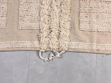 Load image into Gallery viewer, All wool berber rug, Handmade rug, Beni ourain rug, Moroccan Ivory rug, Contemporary rug, Contemporary rug, Custom area rug, Berber rug, moroccan area rug, Moroccan rug, All wool rug, Beni ourain rug, Morocco rug