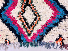 Load image into Gallery viewer, Boucherouite runner rug 3x8 - D14 Np (Copy), Rugs, The Wool Rugs, The Wool Rugs, 
