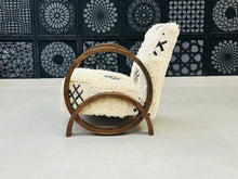 Load image into Gallery viewer, Chic moroccan walnut wood (Copy), chair, The Wool Rugs, The Wool Rugs, 
