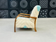 Load image into Gallery viewer, Chic moroccan walnut wood, chair, The Wool Rugs, The Wool Rugs, 
