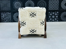 Load image into Gallery viewer, Chic moroccan walnut wood, chair, The Wool Rugs, The Wool Rugs, 
