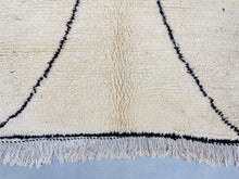 Load image into Gallery viewer, Beni ourain, Moroccan wool rug, Moroccan berber rug, Morocco rug, Beni Ourain rug, Moroccan rug, Handmade rug, Moroccan rug blue, beni rug, Moroccan dots rug, beni ourain, custom made, ivory rug