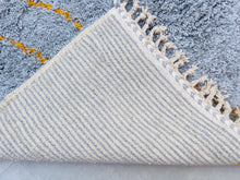 Load image into Gallery viewer, Moroccan rug, custom design rugs, All wool berber rug, plain ivory rug, Berber rug, beige rug, Custom size rug, custom boujad rug, custom handmade rug, handmade rug, Moroccan rug,
