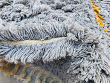 Load image into Gallery viewer, Moroccan rug, custom design rugs, All wool berber rug, plain ivory rug, Berber rug, beige rug, Custom size rug, custom boujad rug, custom handmade rug, handmade rug, Moroccan rug,