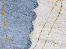 Load image into Gallery viewer, Moroccan rug, custom design rugs, All wool berber rug, plain ivory rug, Berber rug, beige rug, Custom size rug, custom boujad rug, custom handmade rug, handmade rug, Moroccan rug,