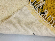 Load image into Gallery viewer, boho rug, handmade rug, morrocan rug, kilim rug, bedroom rug, sheepskin rug, living room rug, berber rug, vintage rug, wool rug, abstract rug, beni ourain rug, colorful rug, bohemian rug, retro rug, oriental rug, rug for bedroom