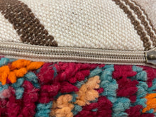 Load image into Gallery viewer, Round moroccan pouf cover - R11
