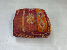 Load image into Gallery viewer, Kilim Pouf,        
Moroccan Floor Pouf,        
Floor Pillow,        
Floor Cushion,        
Moroccan Pouf,        
Handmade Pouf,        
Moroccan Kilim Pouf,        
Cushion Pouf,        
Moroccan Ottoman,        
Kilim Fabric,        
Outdoor Kilim Poufs,        
 pouf ottoman,
 Meditation Cushion,        