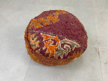 Load image into Gallery viewer, Round moroccan pouf cover - R22
