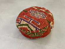 Load image into Gallery viewer, Round moroccan pouf cover - S10, Floor Cushions, The Wool Rugs, The Wool Rugs, 
