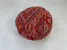 Load image into Gallery viewer, Round moroccan pouf cover - T66
