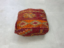 Load image into Gallery viewer, Kilim Pouf,        
Moroccan Floor Pouf,        
Floor Pillow,        
Floor Cushion,        
Moroccan Pouf,        
Handmade Pouf,        
Moroccan Kilim Pouf,        
Cushion Pouf,        
Moroccan Ottoman,        
Kilim Fabric,        
Outdoor Kilim Poufs,        
 pouf ottoman,
 Meditation Cushion,        