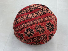 Load image into Gallery viewer, Round moroccan pouf cover - S65
