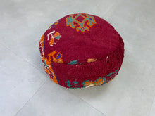 Load image into Gallery viewer, Round moroccan pouf cover - R11
