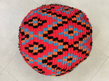 Load image into Gallery viewer, Round moroccan pouf cover - T2
