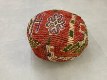 Load image into Gallery viewer, Round moroccan pouf cover - S10, Floor Cushions, The Wool Rugs, The Wool Rugs, 
