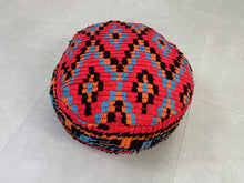 Load image into Gallery viewer, Round moroccan pouf cover - T2
