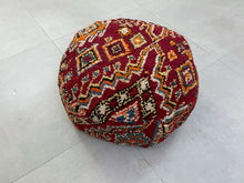 Load image into Gallery viewer, Round moroccan pouf cover - S5
