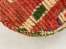 Load image into Gallery viewer, Round moroccan pouf cover - S10, Floor Cushions, The Wool Rugs, The Wool Rugs, 
