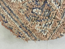 Load image into Gallery viewer, Round moroccan pouf cover - R12, Floor Cushions, The Wool Rugs, The Wool Rugs, 
