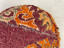 Load image into Gallery viewer, Round moroccan pouf cover - R22

