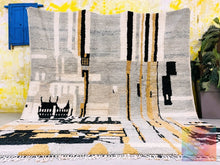 Load image into Gallery viewer, beni ourain rug morocco, 
beni ourain rug 3x6, 
beni ourain rugs,  
moroccan rugs, 
morocco rugs, 
rugs moroccan, 
rugs wool, 
wool for rugs, 
area wool rug, 
wool rugs, 
berber carpet, 
berber rugs, 