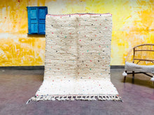 Load image into Gallery viewer, Handmade rug, Handmade rug, All wool berber rug, Beni ourain rug, Moroccan rug, Morocco rug, custom rug orders, blue rug, Genuine lamb wool, Moroccan rug, bohemian rug, Minimalist rug, moroccan rug 8x10
