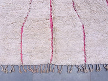 Load image into Gallery viewer, Beni ourain, Wool rug, Ivory rug, Beni ourain rug, moroccan berber rug, moroccan rug 8x10, Moroccan rug 8x10, Moroccan area rug, Berber rug, Moroccan rug, Moroccan berber rug, custom made, Moroccan rug blue