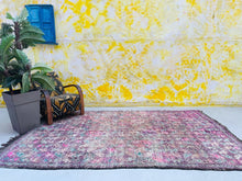 Load image into Gallery viewer, Handmade rug, Berber rug, Berber carpet, washable rug, the Wool rugs, vintage berber rug, Vintage rug, Authentic Moroccan Rug, Handmade Moroccan Rug, Moroccan rug, rug rugs