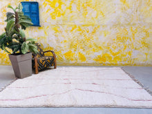 Load image into Gallery viewer, Beni ourain, Wool rug, Ivory rug, Beni ourain rug, moroccan berber rug, moroccan rug 8x10, Moroccan rug 8x10, Moroccan area rug, Berber rug, Moroccan rug, Moroccan berber rug, custom made, Moroccan rug blue