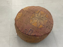 Load image into Gallery viewer, Round moroccan pouf cover - T45, Floor Cushions, The Wool Rugs, The Wool Rugs, 
