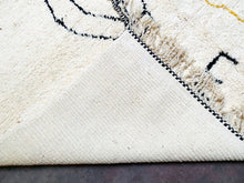 Load image into Gallery viewer, Beni ourain, shag rug, Wool rug, Handmade rug, moroccan shag rug, moroccan rug 9x12, beige rug, custom rugs, Moroccan rug, boho decor, custom made, customized rug, Custom size rug