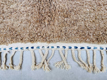 Load image into Gallery viewer, soft moroccan rug, rug moroccan, moroccan handknotted, dining room, colorful beni ourain, hand woven rugs, moroccan boujad, area rug moroccan, shag rug 8x10, beniouarain rug, handmade home decor, vintage moroccan rug, fluffy wool rug