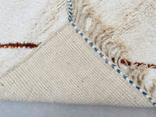 Load image into Gallery viewer, soft moroccan rug, rug moroccan, moroccan handknotted, dining room, colorful beni ourain, hand woven rugs, moroccan boujad, area rug moroccan, shag rug 8x10, beniouarain rug, handmade home decor, vintage moroccan rug, fluffy wool rug