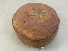 Load image into Gallery viewer, Round moroccan pouf cover - T45, Floor Cushions, The Wool Rugs, The Wool Rugs, 
