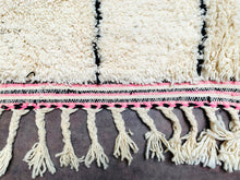 Load image into Gallery viewer, A beautifully crafted Moroccan Berber rug featuring iconic designs, hand-tufted with premium wool, perfect as a housewarming gift or for personal indulgence.
