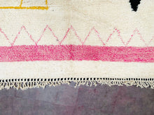 Load image into Gallery viewer, Beni ourain, shag rug, Wool rug, Handmade rug, moroccan shag rug, moroccan rug 9x12, beige rug, custom rugs, Moroccan rug, boho decor, custom made, customized rug, Custom size rug