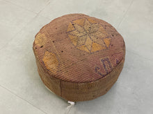 Load image into Gallery viewer, Round moroccan pouf cover - T45, Floor Cushions, The Wool Rugs, The Wool Rugs, 
