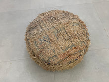 Load image into Gallery viewer, Round moroccan pouf cover - S1, Floor Cushions, The Wool Rugs, The Wool Rugs, 
